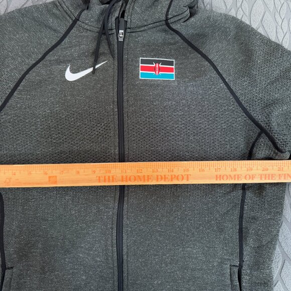 Nike Pro Elite Kenya Team Issue Tech Fleece Hoodie Jacket Running Womens XL NEW - Picture 8 of 9